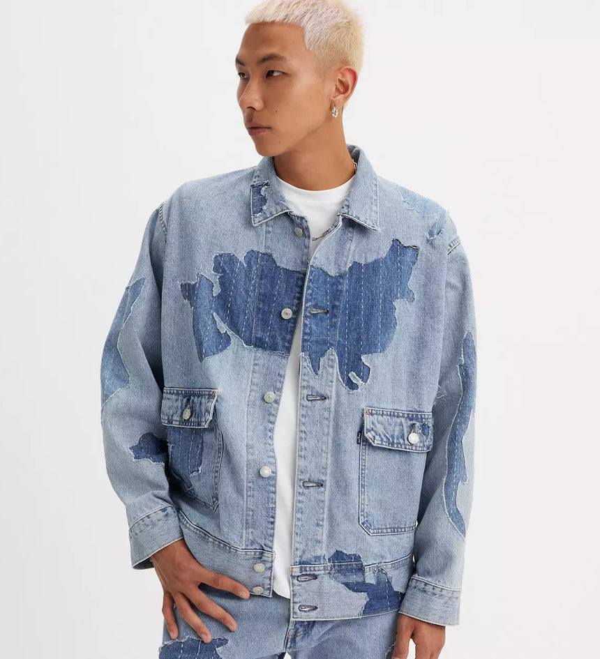 levi's® 日本製utility trucker牛仔外套 | 男裝 A71500001S- Medium Indigo – Levi's 香港