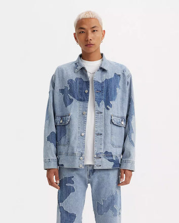 levi's® men's made in japan utility trucker jacket A71500001S- Medium Indigo  – Levi's Hong Kong