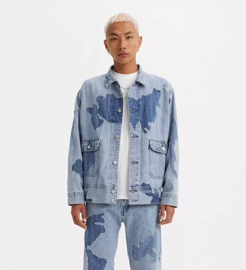 levi's® 日本製utility trucker牛仔外套 | 男裝 A71500001S- Medium Indigo – Levi's 香港