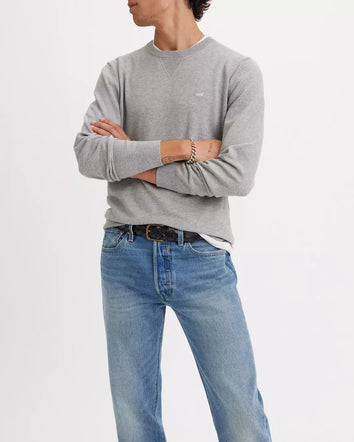 levi's® men's lightweight housemark sweater A72070000XS- Grey  – Levi's Hong Kong