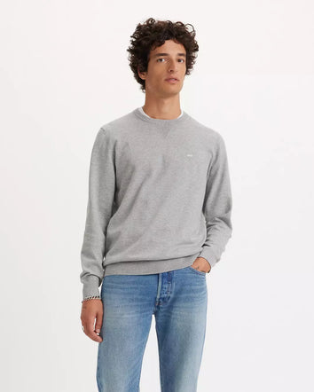 levi's® men's lightweight housemark sweater A72070000XS- Grey  – Levi's Hong Kong