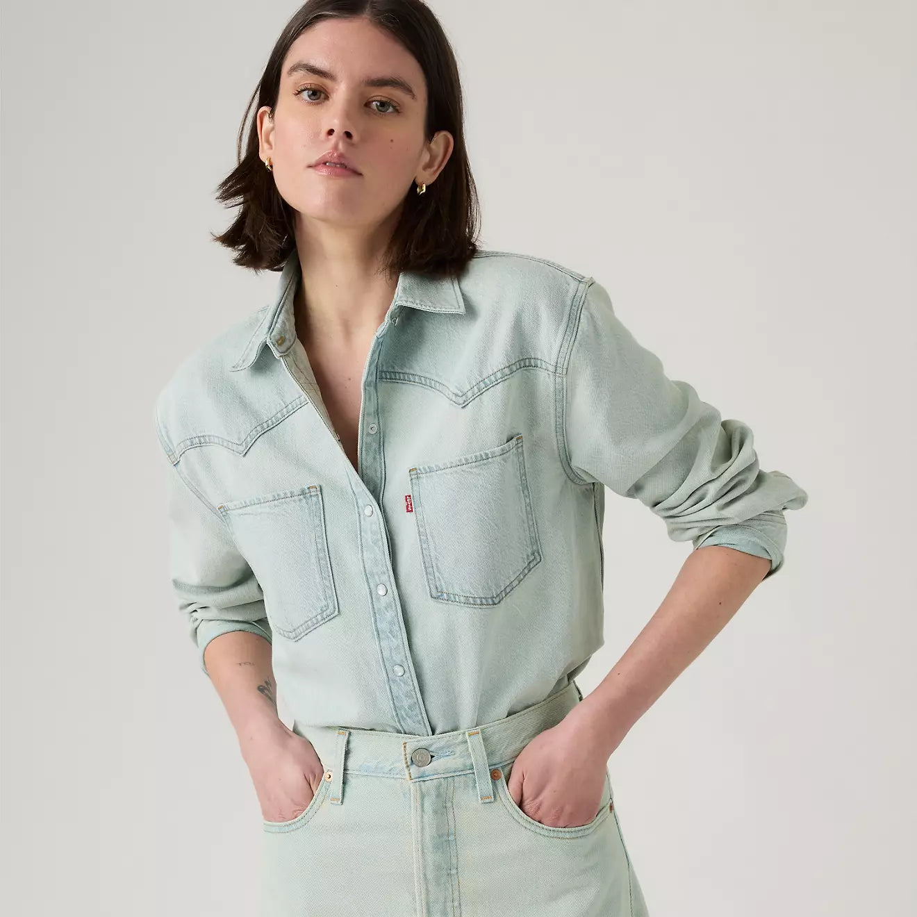 levi's® women's teodora western shirt A72440059S- Multicolor – Levi's Hong Kong
