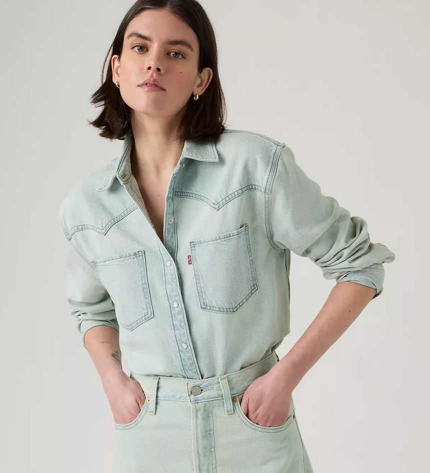 levi's® women's teodora western shirt A72440059XS- Multicolor – Levi's Hong Kong