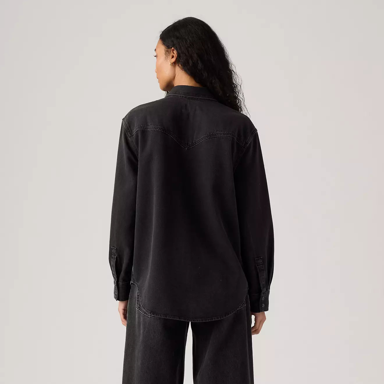 Levi's® Teodora 西部襯衫 | 女裝 - Black | Levi's HK