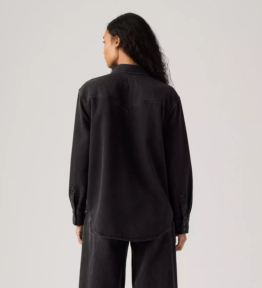 levi's® teodora 西部襯衫 | 女裝 - black | levi's hk A72440076XS- Black – Levi's 香港