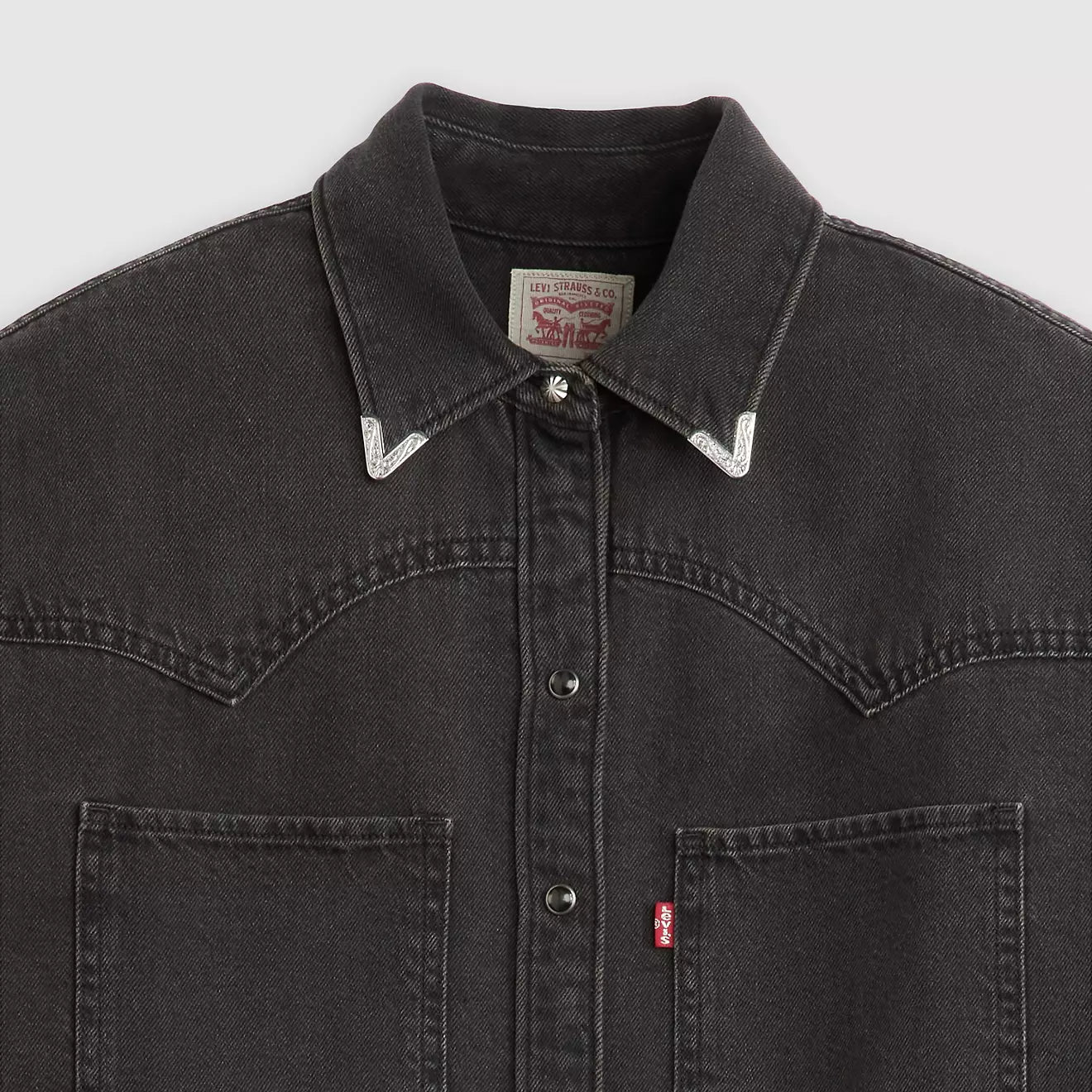 Levi's® Teodora 西部襯衫 | 女裝 - Black | Levi's HK