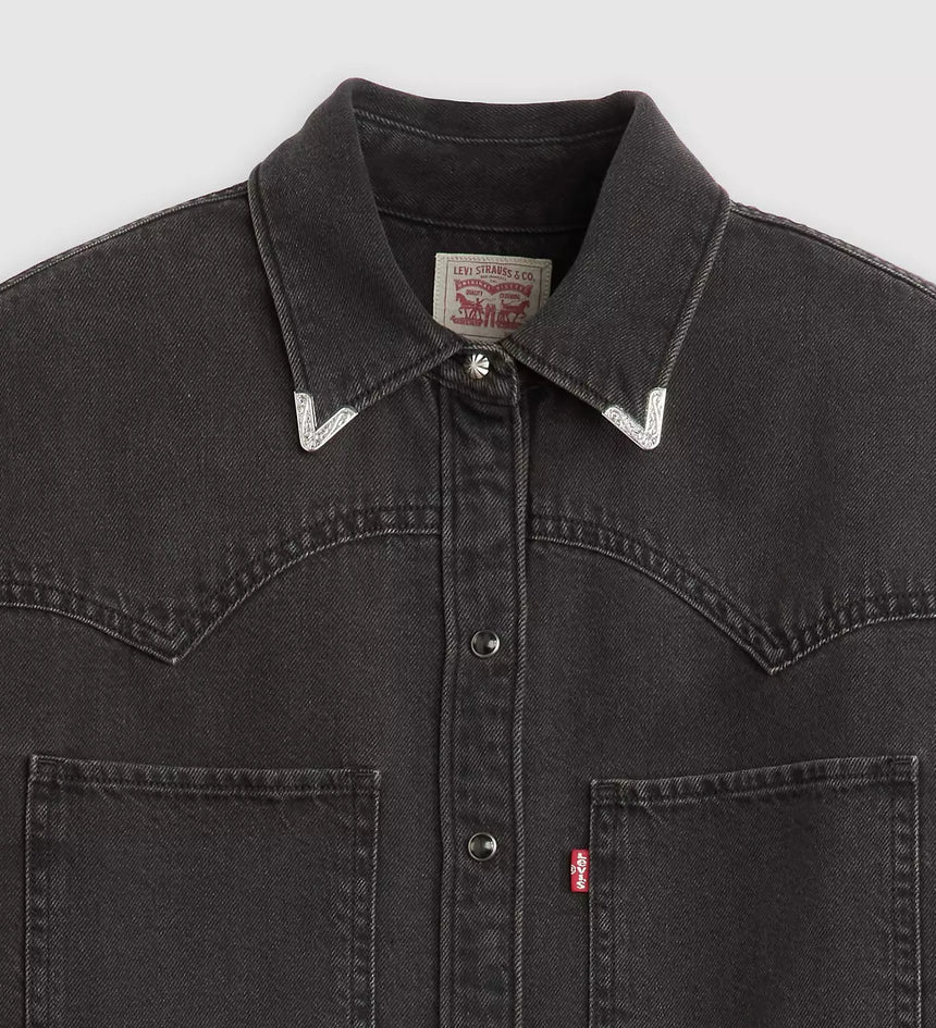 levi's® teodora 西部襯衫 | 女裝 - black | levi's hk A72440076XS- Black – Levi's 香港