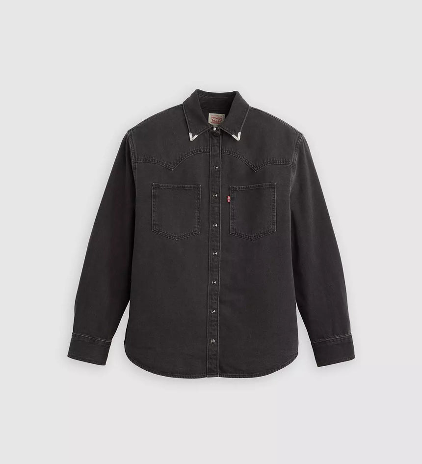 levi's® teodora 西部襯衫 | 女裝 - black | levi's hk A72440076XS- Black – Levi's 香港