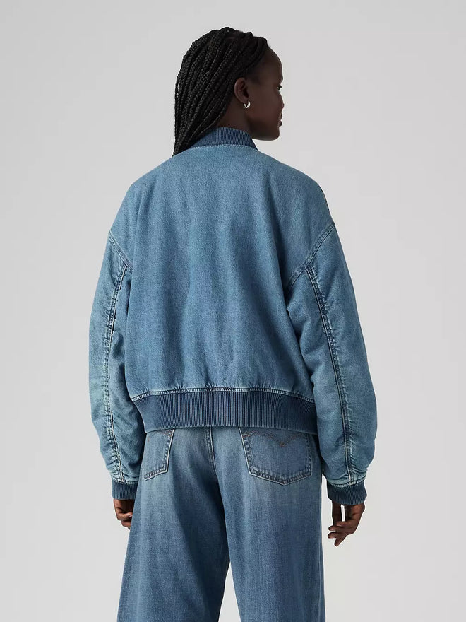 levi's® andy tech 外套|女裝 A72620009XS- Medium Indigo  – Levi's 香港