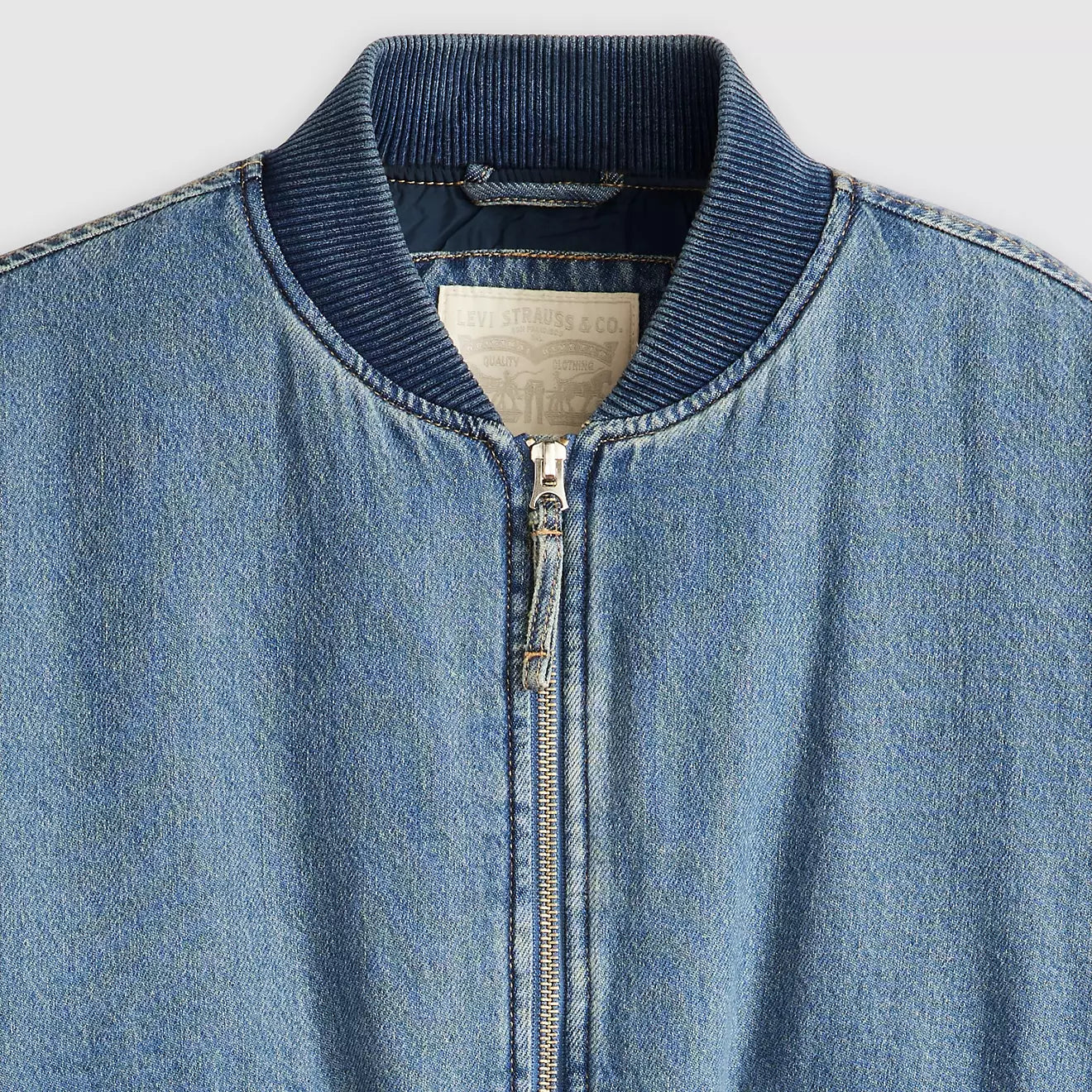 levi's® women's andy tech jacket A72620009XS- Medium Indigo – Levi's Hong Kong