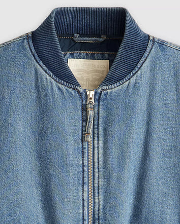 levi's® andy tech 外套|女裝 A72620009XS- Medium Indigo  – Levi's 香港