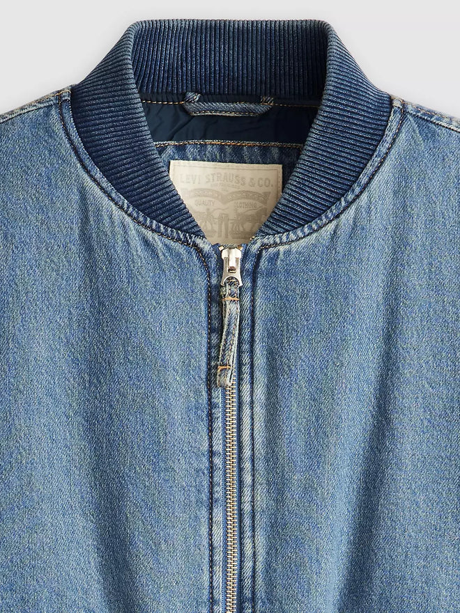 levi's® andy tech 外套|女裝 A72620009XS- Medium Indigo  – Levi's 香港