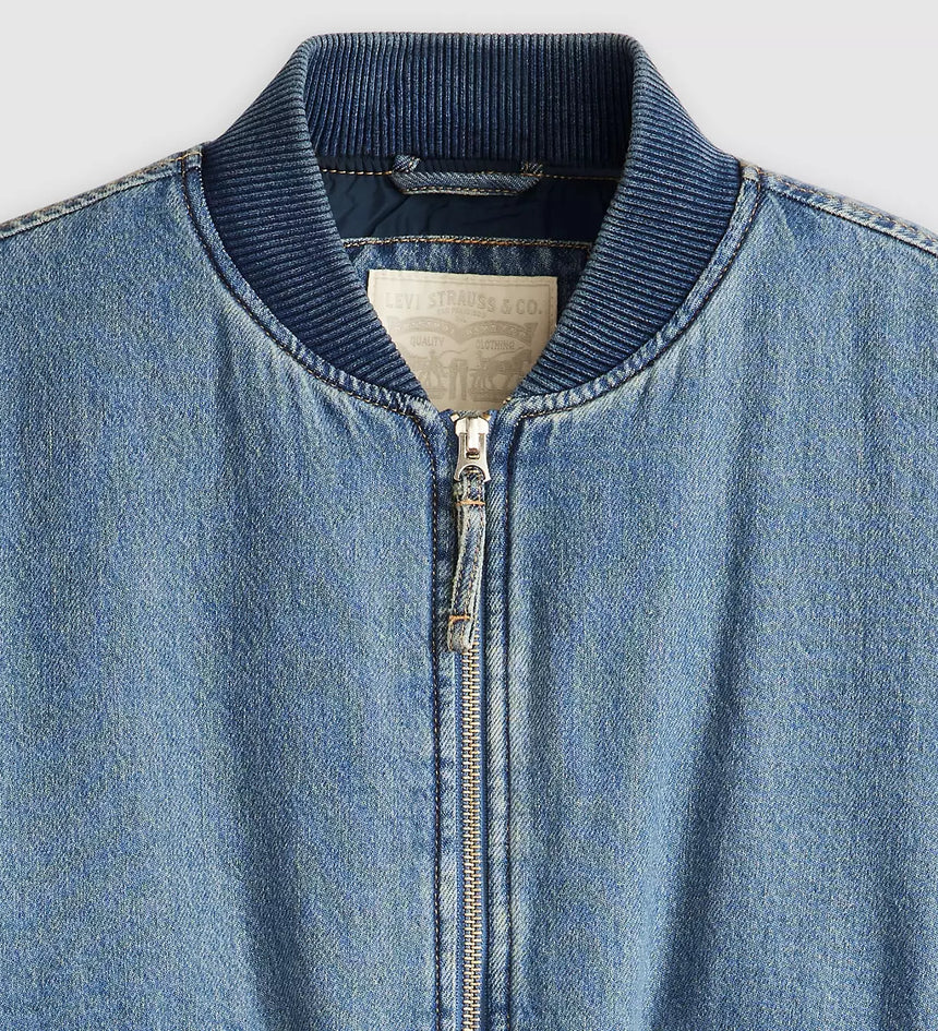 levi's® andy tech 外套|女裝 A72620009XS- Medium Indigo – Levi's 香港