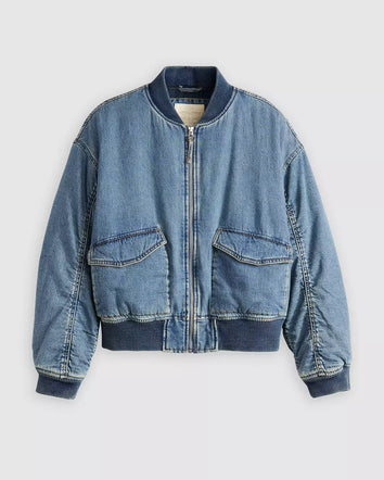 levi's® andy tech 外套|女裝 A72620009XS- Medium Indigo  – Levi's 香港