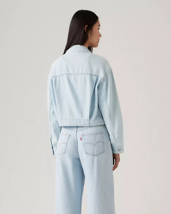 levi's® 輕量trucker牛仔外套 | 女裝 A74390006XXS- Medium Indigo  – Levi's 香港