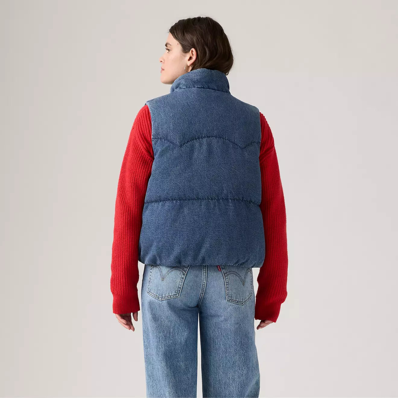 levi's® western bubble vest A85260005XS- Dark Wash – Levi's Hong Kong