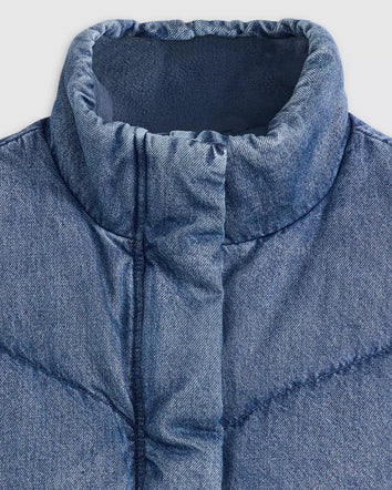 levi's® western bubble vest A85260005XS- Dark Wash  – Levi's Hong Kong