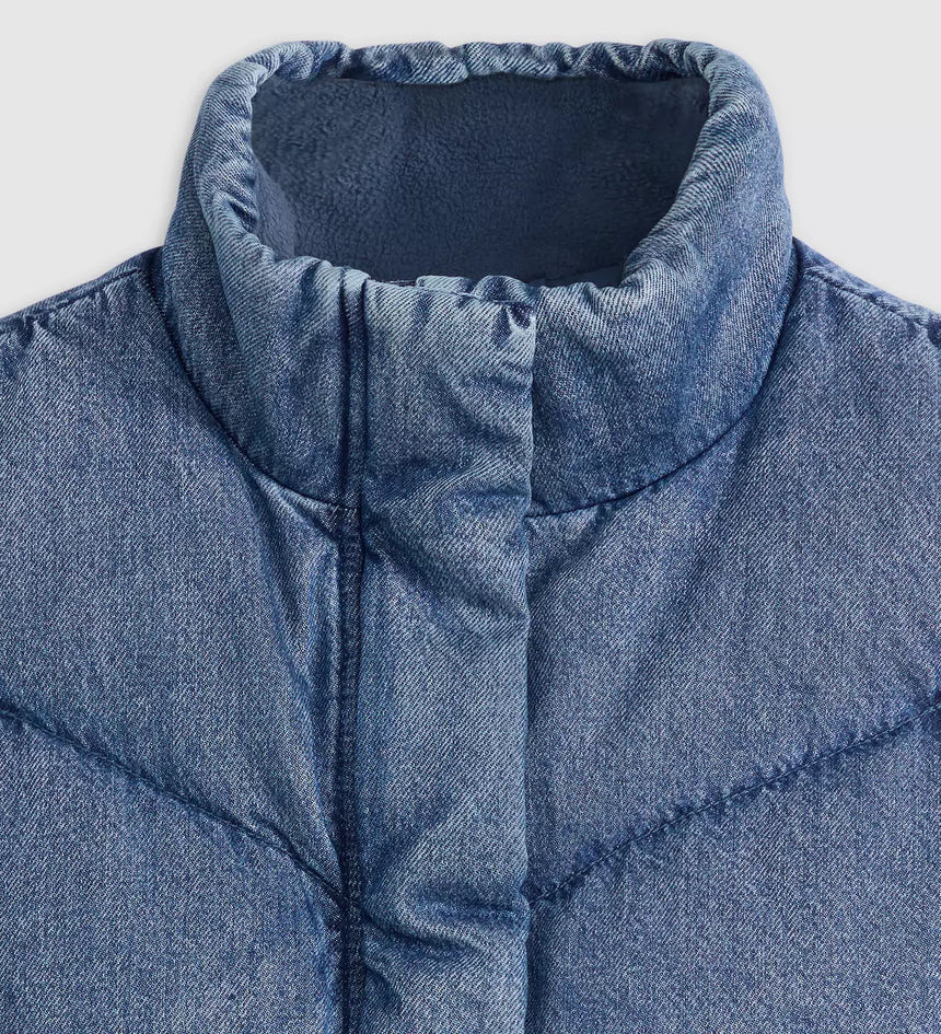 levi's® western bubble vest A85260005XS- Dark Wash – Levi's Hong Kong