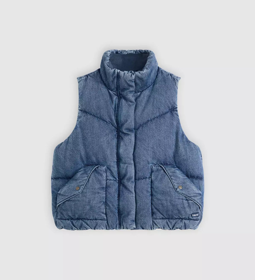 levi's® western bubble vest A85260005XS- Dark Wash – Levi's Hong Kong
