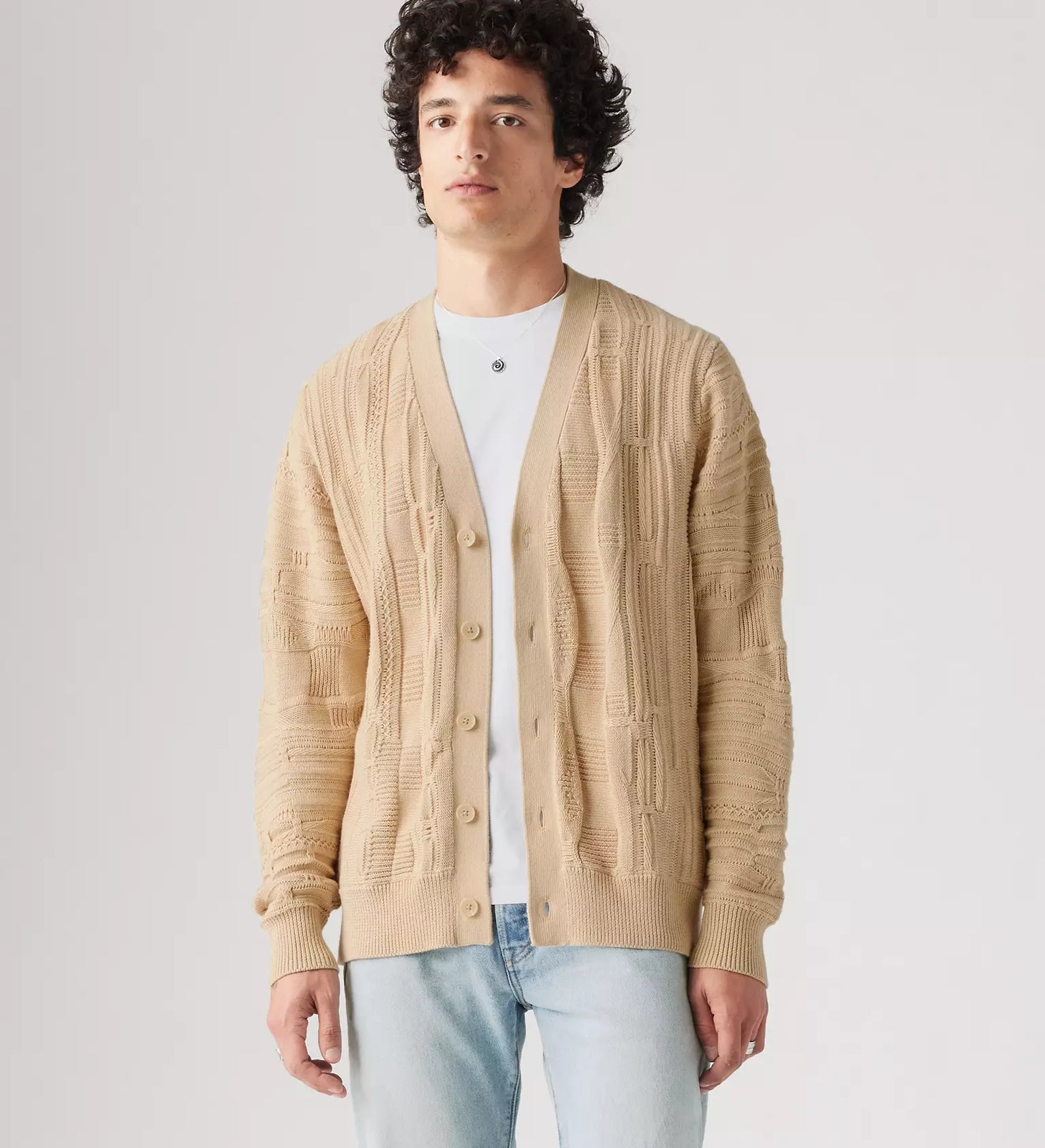 levi's® men's richmond cardigan A86210002XS- Safari – Levi's Hong Kong
