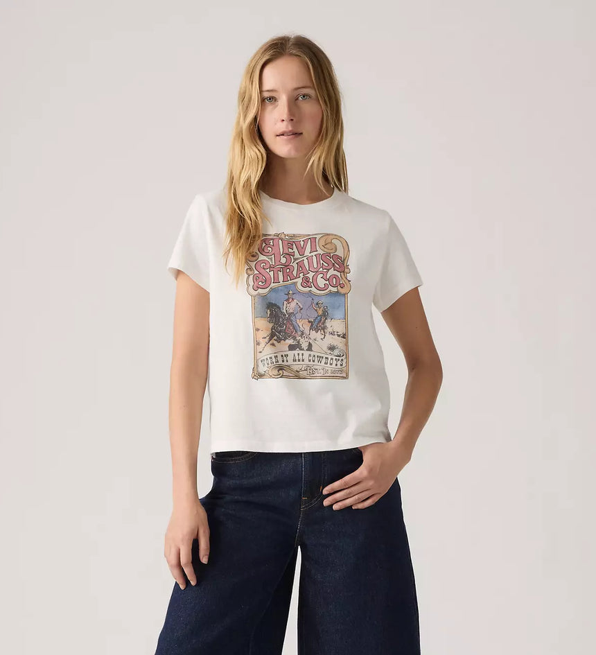levi's® women's graphic boxy t-shirt A88040049XS- White – Levi's Hong Kong
