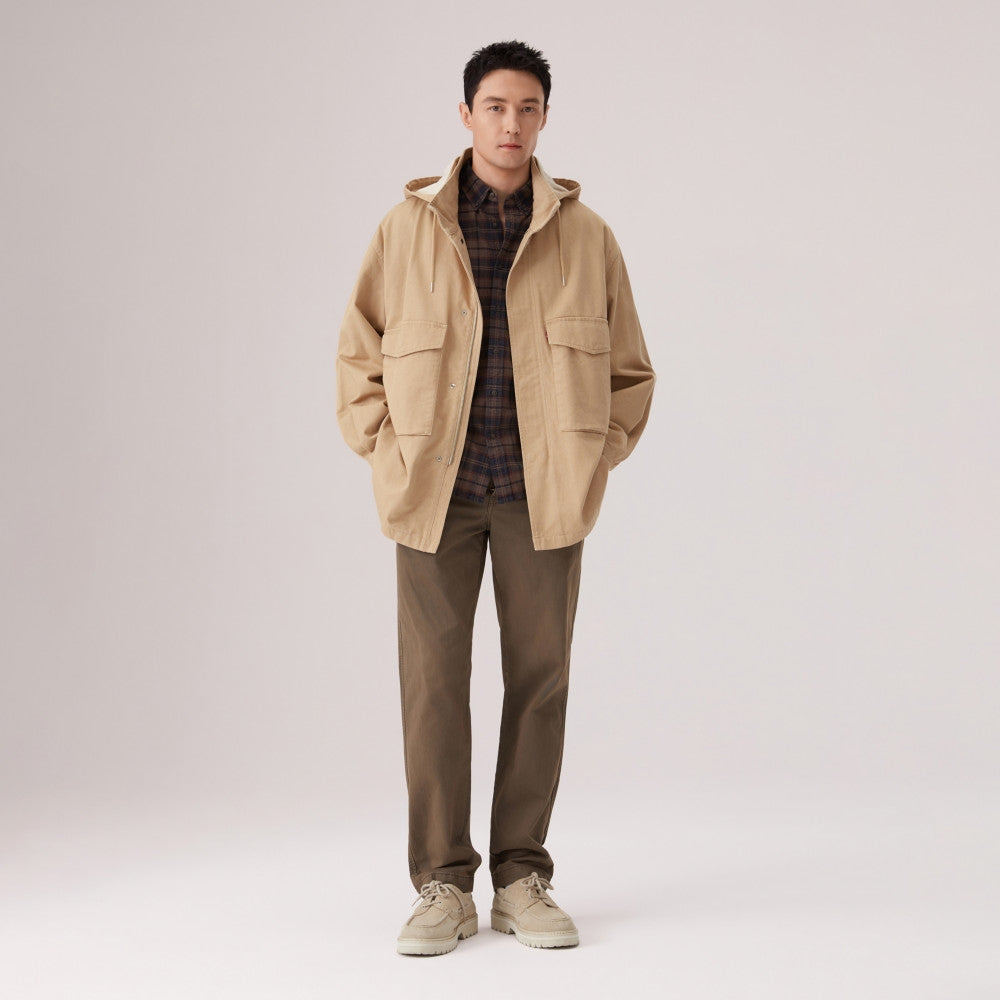  levi's® 連帽工裝外套 | 男裝   006NR0000S- Beige – Levi's 香港
