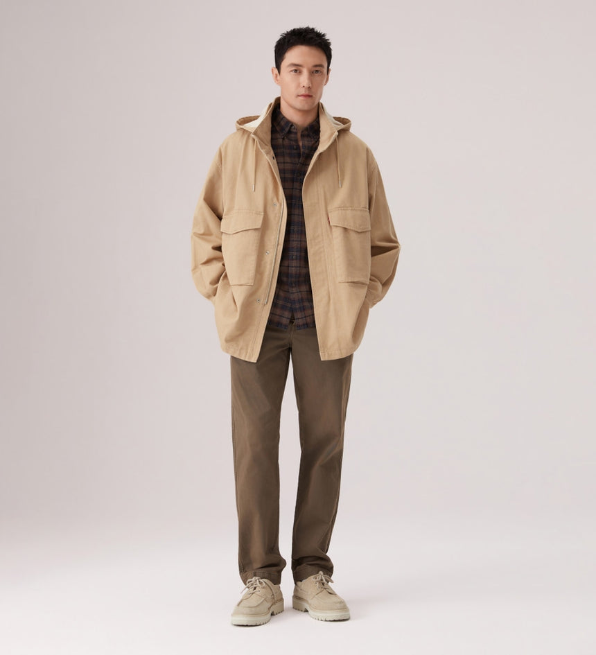 levi's® americana hood relaxed unlined jacket 006NR0000S- Beige – Levi's Hong Kong