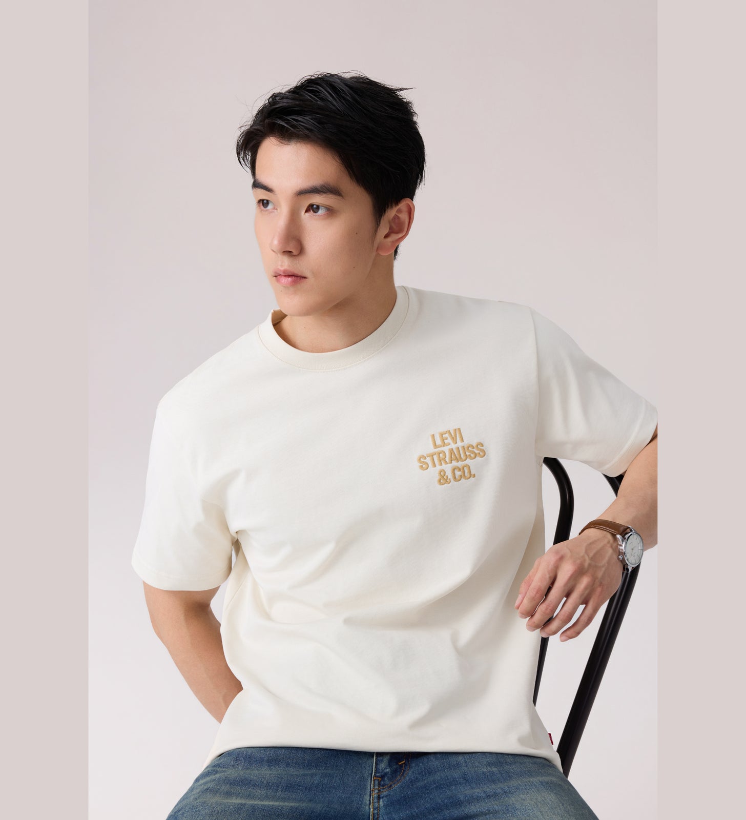 levi's® chest logo relax fit tee 006Q00000XS- White – Levi's Hong Kong