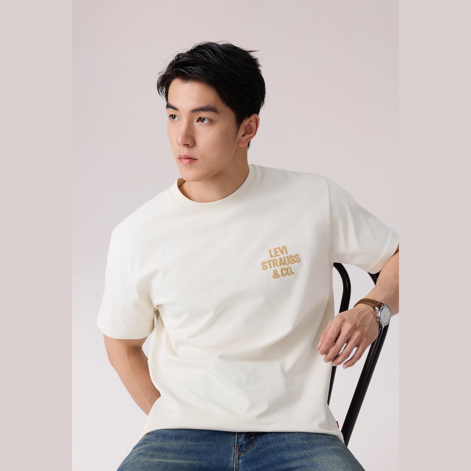 levi's® chest logo relax fit tee 006Q00000M- White – Levi's Hong Kong