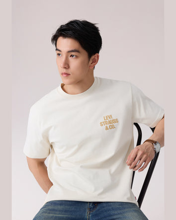  levi's® 胸口 logo 寬鬆 t恤 | 男裝 006Q00000XS- White  – Levi's 香港