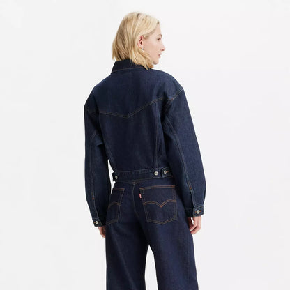 Levi's® '90s 年代工裝外套| 女裝 - Dark Indigo | Levi's HK