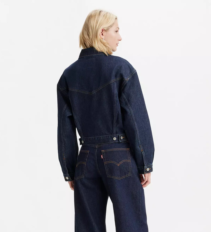 levi's® '90s 年代工裝外套| 女裝 - dark indigo | levi's hk A91550000XXS- Dark Indigo – Levi's 香港