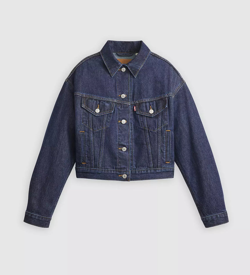 levi's® '90s 年代工裝外套| 女裝 - dark indigo | levi's hk A91550000XXS- Dark Indigo – Levi's 香港