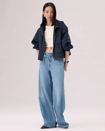  levi's® anti-uv 連帽外套 | 女裝 006OK0001XS- Dark Wash  – Levi's 香港