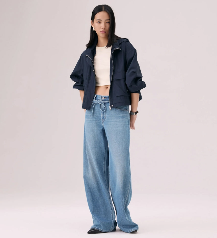 levi's® anti-uv 連帽外套 | 女裝 006OK0001XS- Dark Wash – Levi's 香港