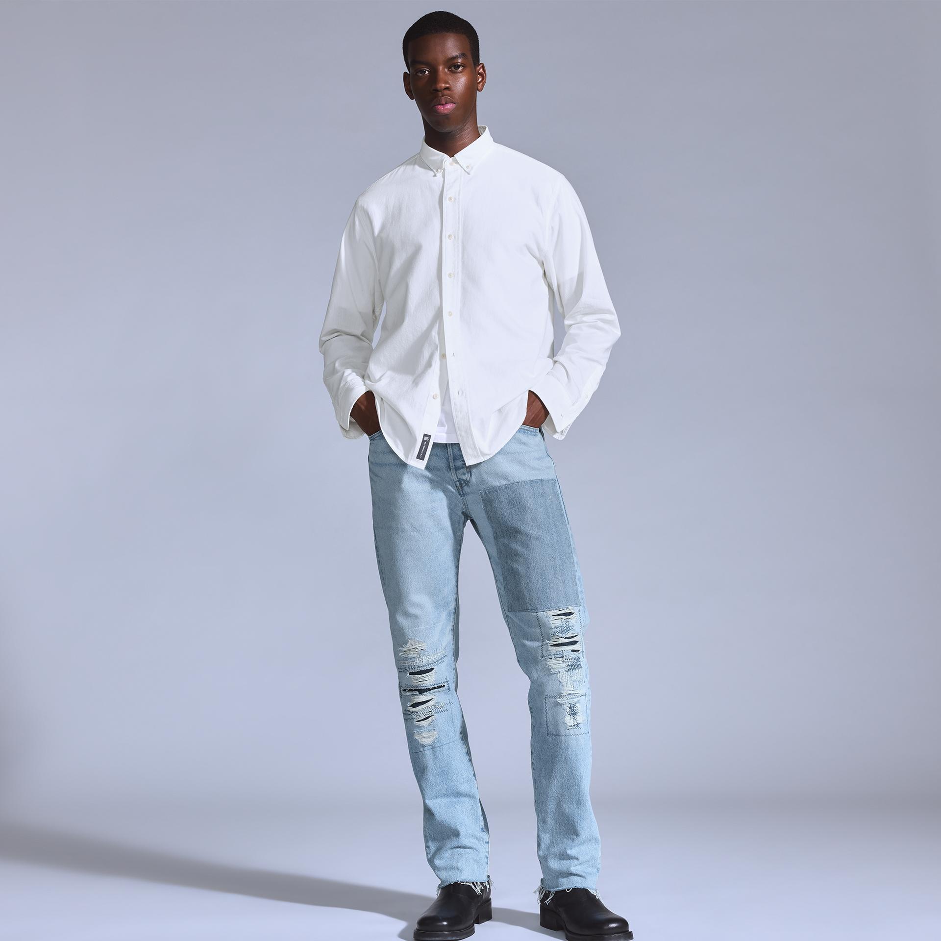 Levi's® Blue Tab Men's 1980s 501® Jeans Med Indigo Worn In