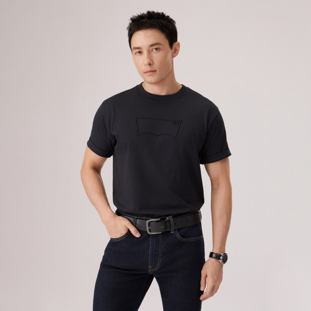 levi's® short sleeve embroidered batwing regular tee 006PY0002S- Black – Levi's Hong Kong