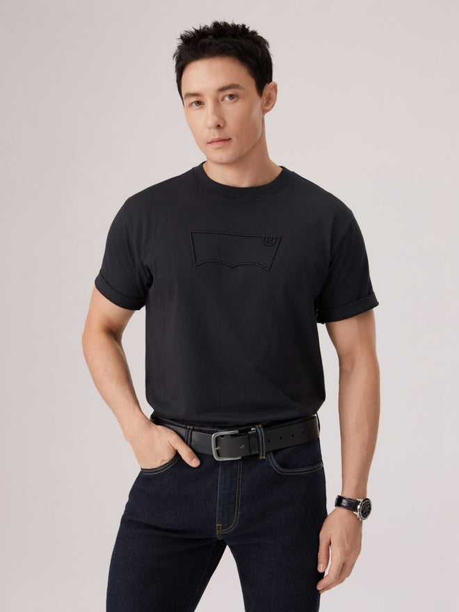  levi's® 短袖 batwing 刺繡 t恤 | 男裝 006PY0002S- Black  – Levi's 香港