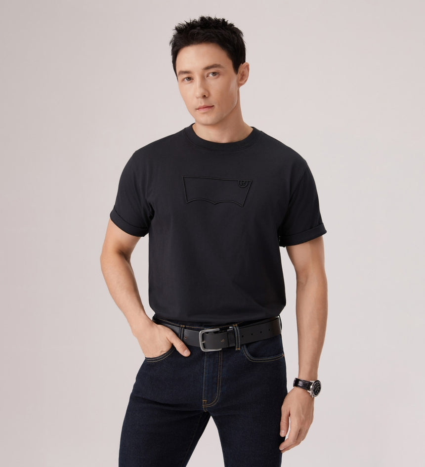  levi's® 短袖 batwing 刺繡 t恤 | 男裝 006PY0002S- Black – Levi's 香港