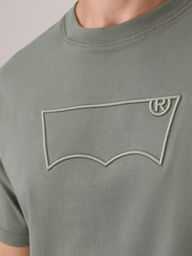  levi's® 短袖 batwing 刺繡 t恤 | 男裝 006PY0004S- Green  – Levi's 香港