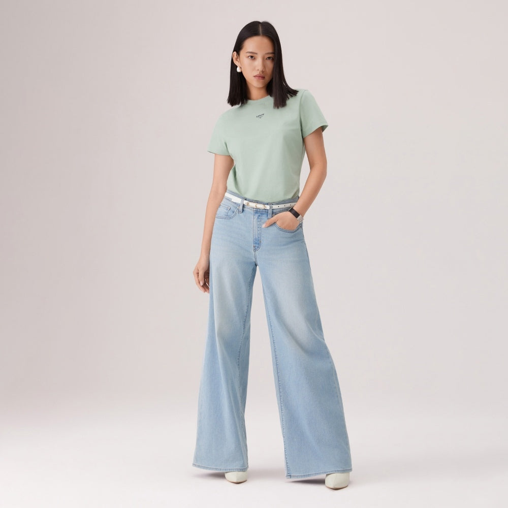 levi's® 728™ high rise wide leg jeans 0039B00262430 Light Wash – Levi's Hong Kong