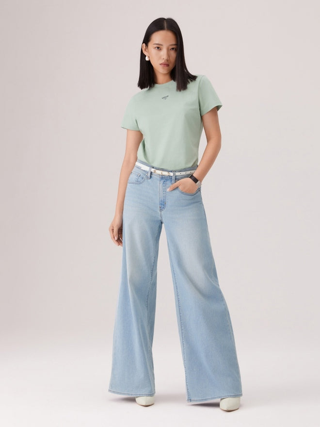  levi's® 728™ 高腰超寬腿牛仔褲 | 女裝 0039B00262430 Light Wash  – Levi's 香港