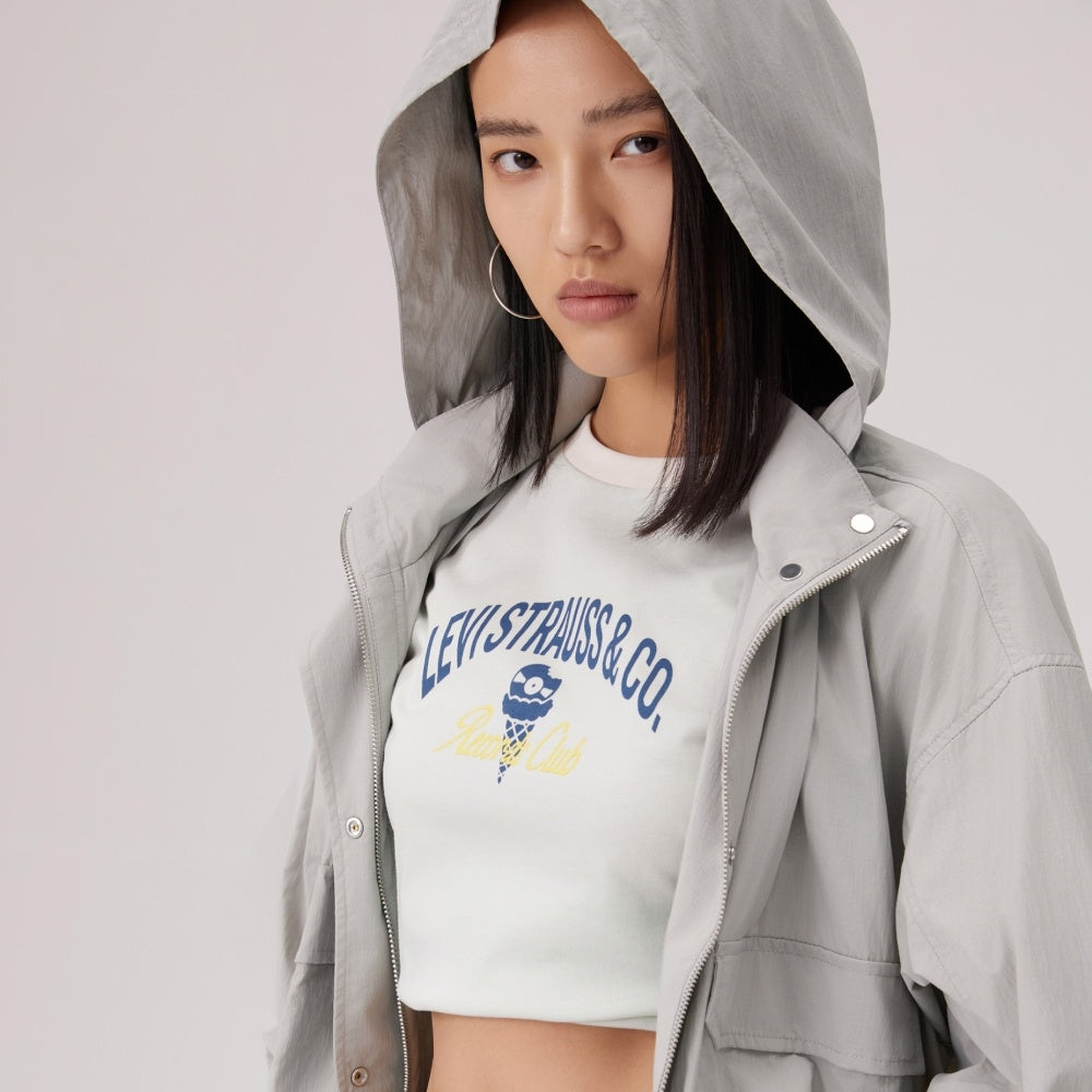  levi's® anti-uv 連帽外套 | 女裝 006OK0002M- Grey – Levi's 香港