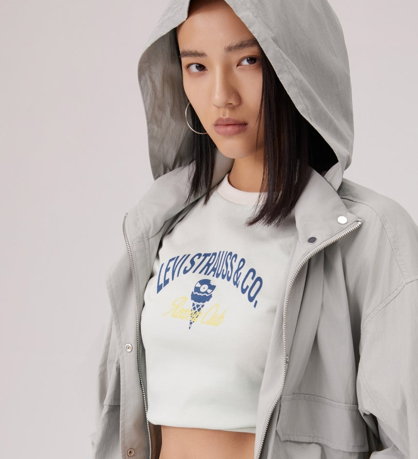  levi's® anti-uv 連帽外套 | 女裝 006OK0002XS- Grey – Levi's 香港