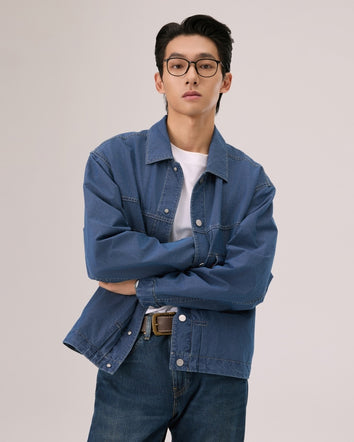  levi's® cool tech hooded type ii trucker 連帽牛仔外套 | 男裝 006PC0000S- Indigo  – Levi's 香港