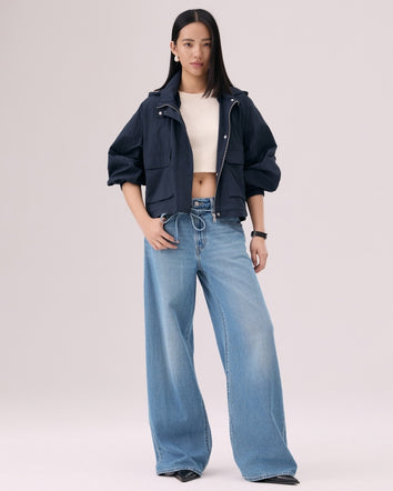  levi's® anti-uv 連帽外套 | 女裝 006OK0001XS- Dark Wash  – Levi's 香港