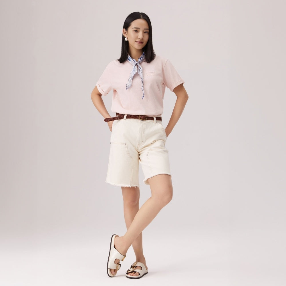levi's® women's roll up graphic tshirt 006QD0001S- Pink – Levi's Hong Kong