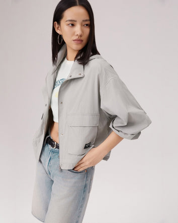  levi's® anti-uv 連帽外套 | 女裝 006OK0002XS- Grey  – Levi's 香港