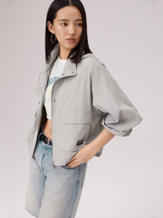 levi's® anti-uv hooded jacket 006OK0002M- Grey  – Levi's Hong Kong