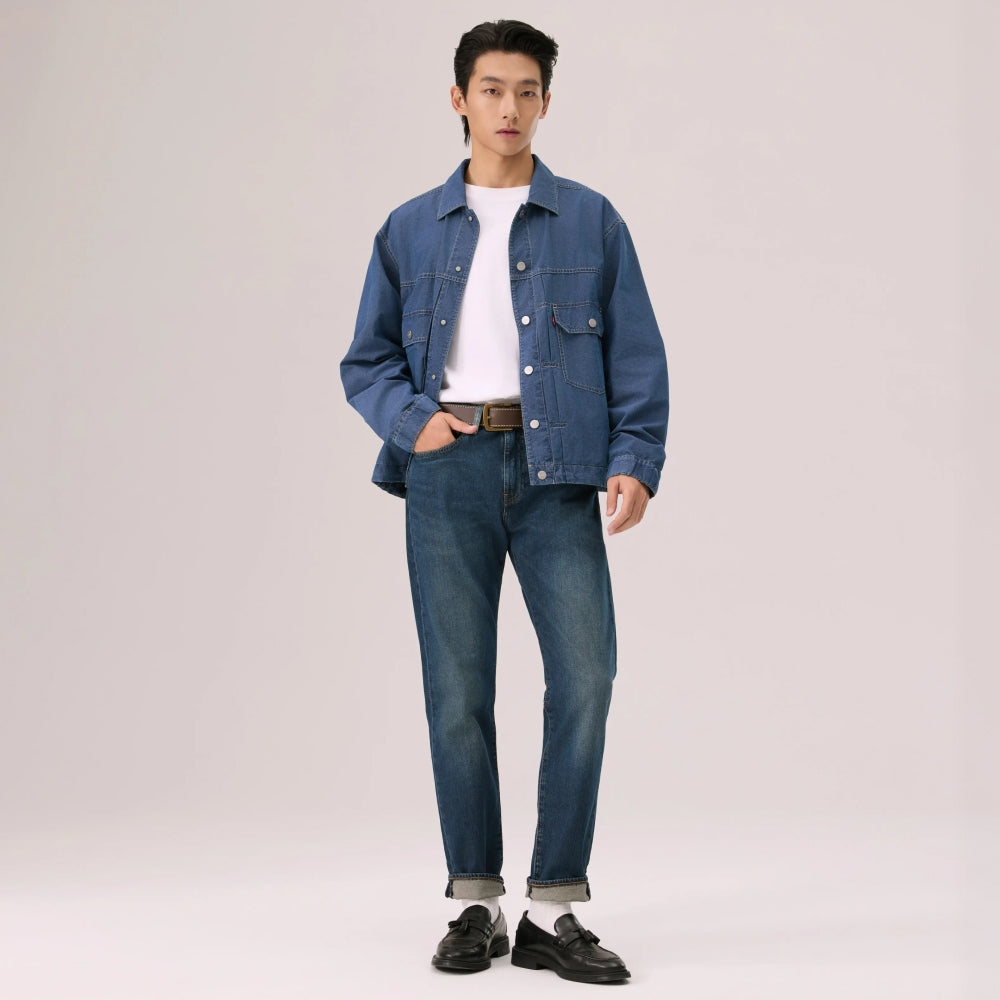 levi's® cool tech hooded type ii trucker jacket 006PC0000L- Indigo – Levi's Hong Kong